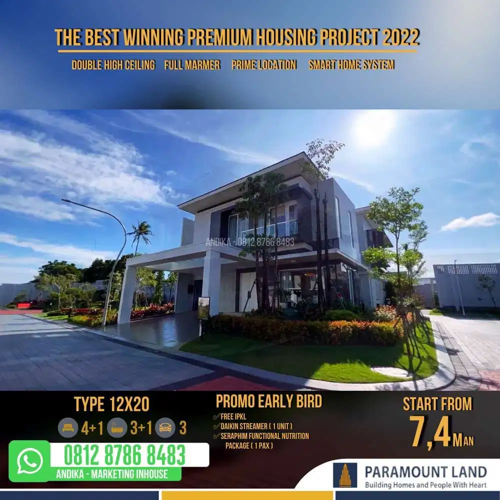 RUMAH SULTAN LOKASI PREMIUM FITUR CANGGIH FASILITAS LENGKAP