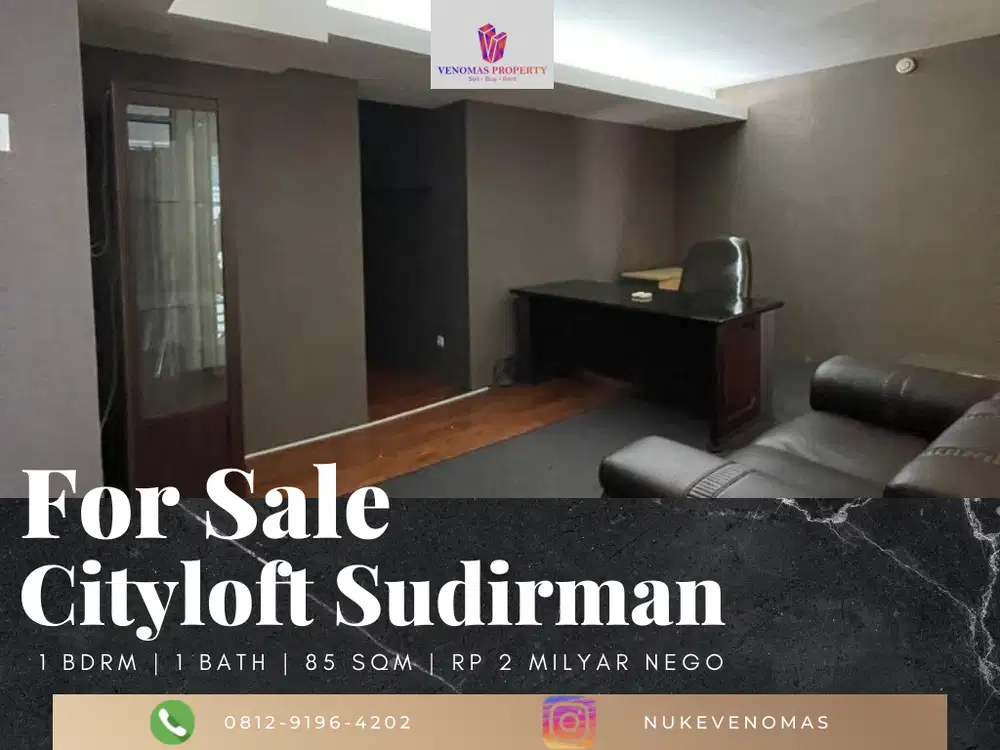 Dijual Apartement Cityloft Sudirman Full Furnished 1BR