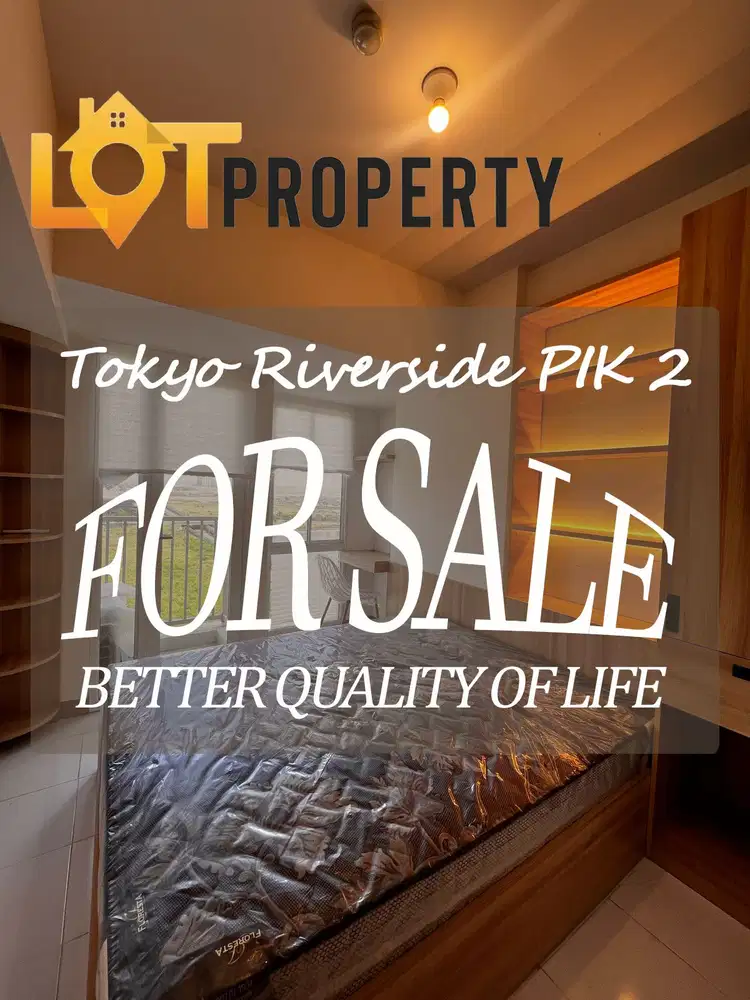 Dijual Cepat Apartemen Tokyo Riverside Studio Semi Furnish Cakep