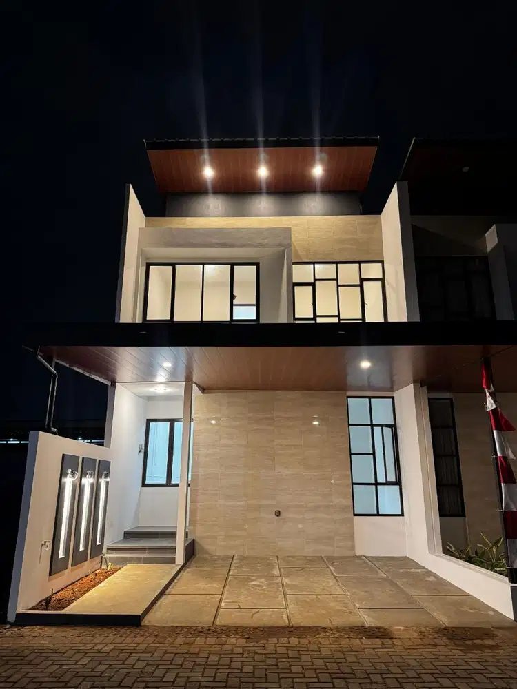 Rumah 2 Lantai Cantik modern dekat stasiun LRT Jatimulya bekasi