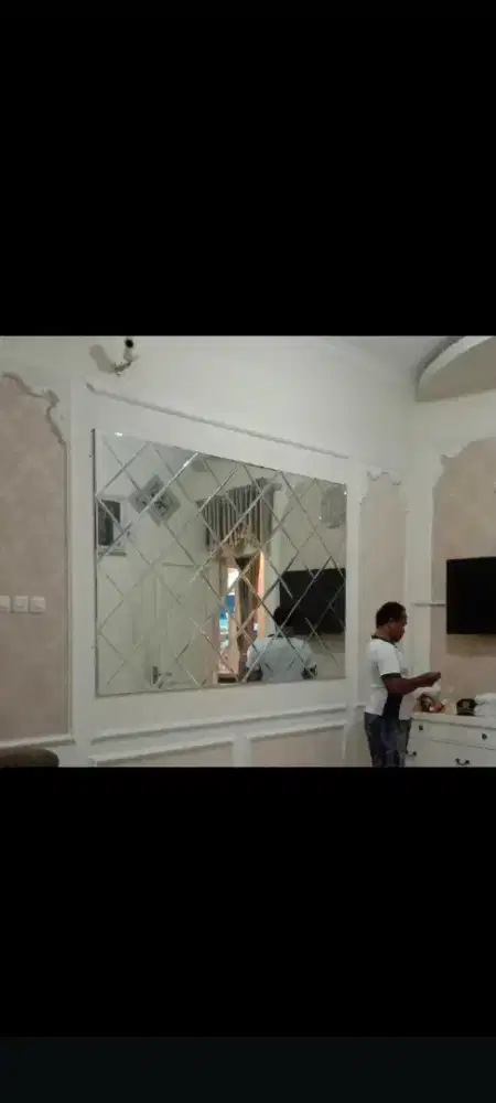 Penerima pemesanan kaca bevel dan plafon,wpc