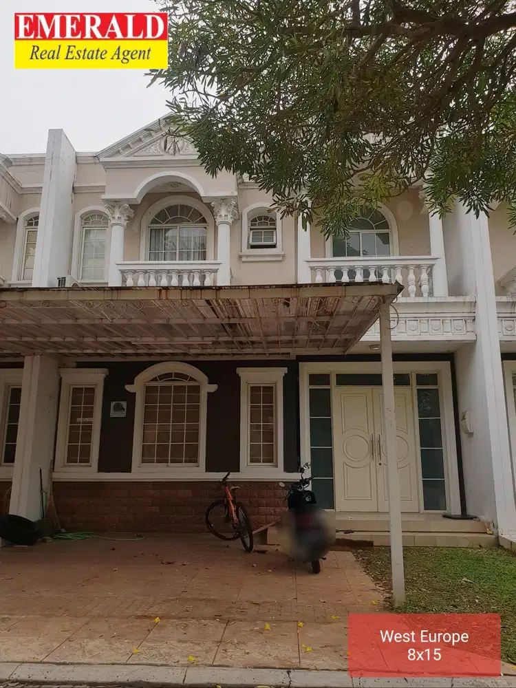 Disewakan Rumah Furnish di Cluster West Europe Green Lake City 8x15