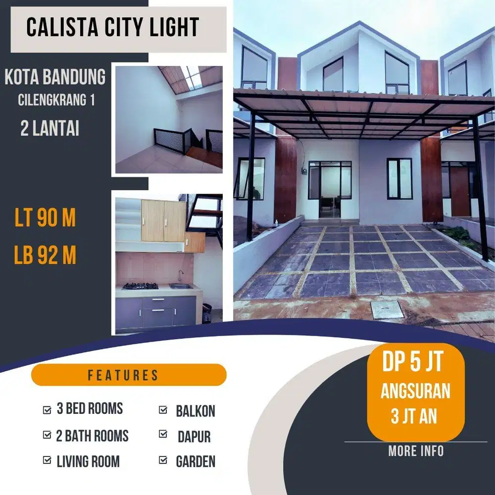 Rumah 2 Lt di bandung timur cilengkrang dkt ujungberung arcamanik Shm