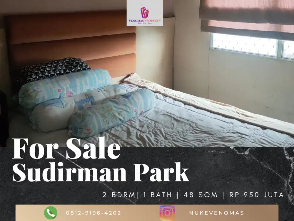 Dijual Apartement Sudirman Park 2 Bedrooms Full Furnished High Floor