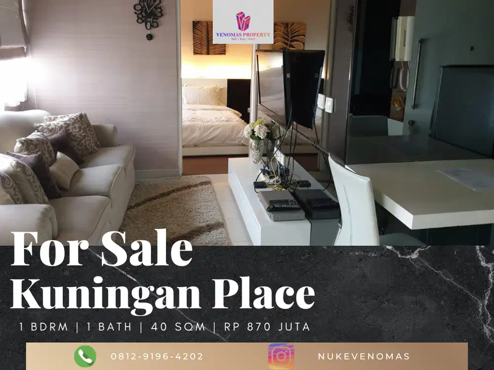 Dijual Apartement The Kuningan Place Full Furnished 1BR