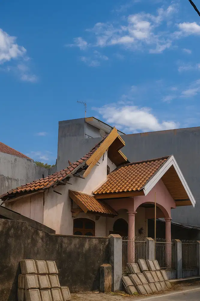 Rumah Tua Luas 188m2 Jl. Faisal Depan RSI Faisal Security 24H. SHM