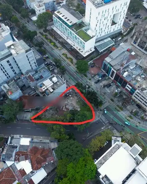 Sewa Tanah Komersial K1 di Wahid Hasyim-Menteng, Bisa Office/Apt 8 Lt