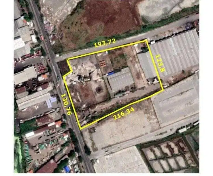 DIJUAL TANAH 3 Ha di OSOWILANGUN SURABAYA BARAT DEKAT TOL ROMOKALISARI