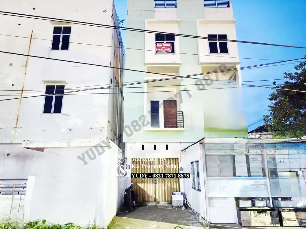 Ruko di jalan Inspektur Marzuki, Pakjo, Kota Palembang