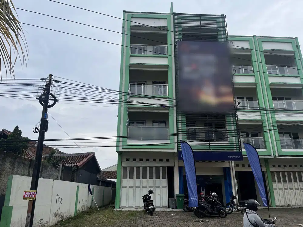 Ruko 4 Lantai berada di Pusat Kota Cianjur