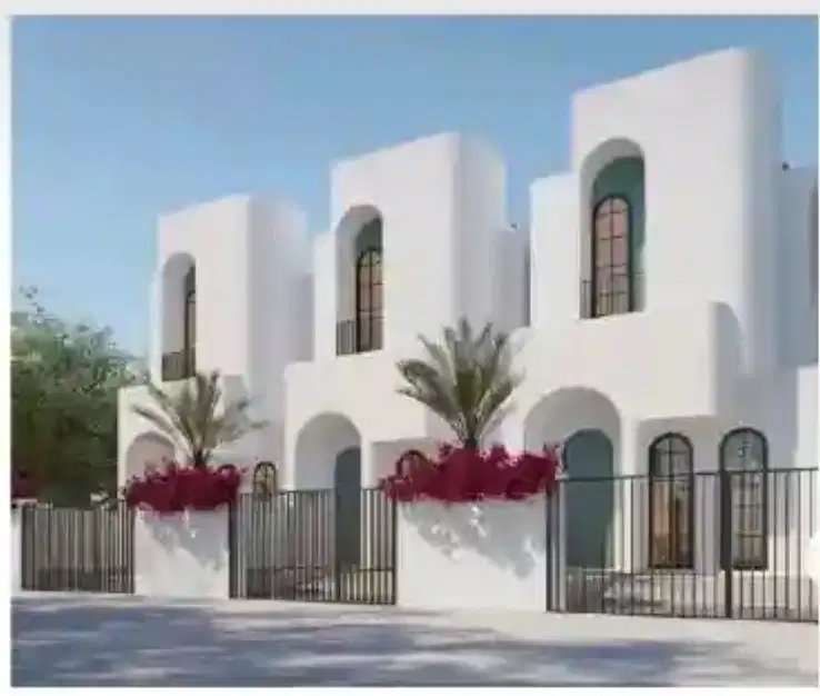 Rumah little Santorini di Jakarta Barat