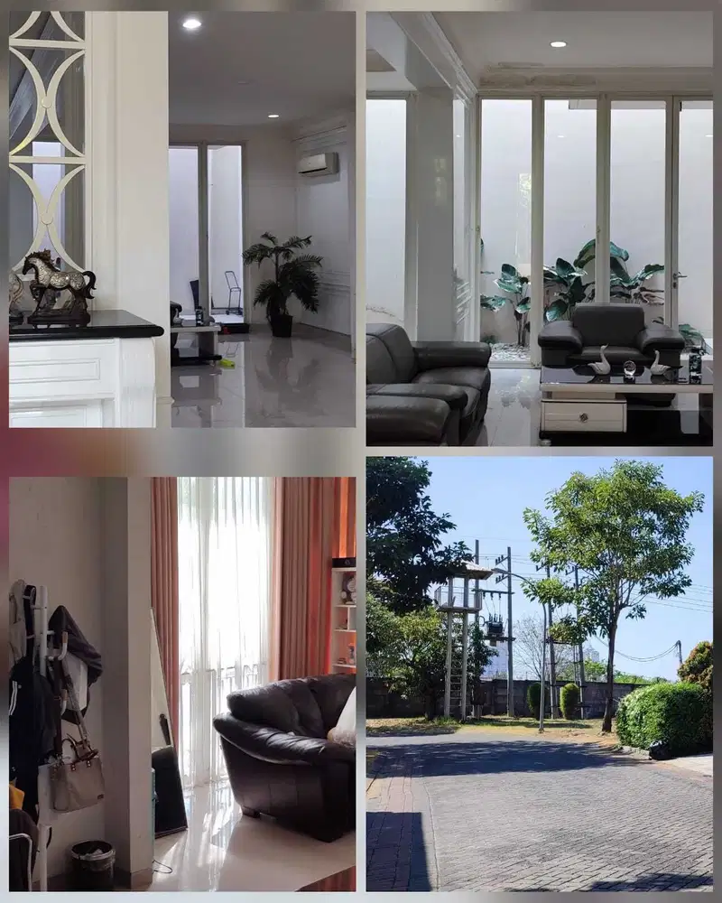 Dijual Rumah Mewah 2 Lantai di The Mansion, Pakuwon Indah, Surabaya