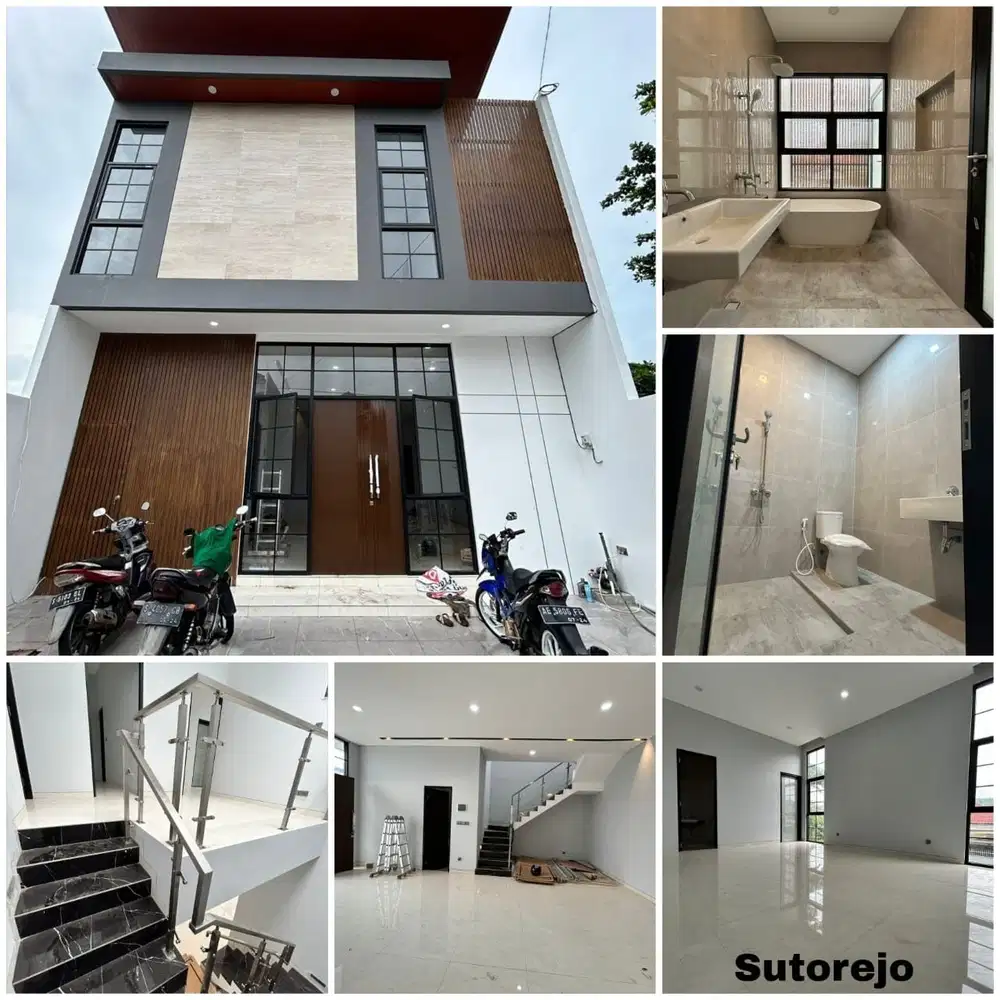 Dijual Rumah Baru Gres Modern di Sutorejo