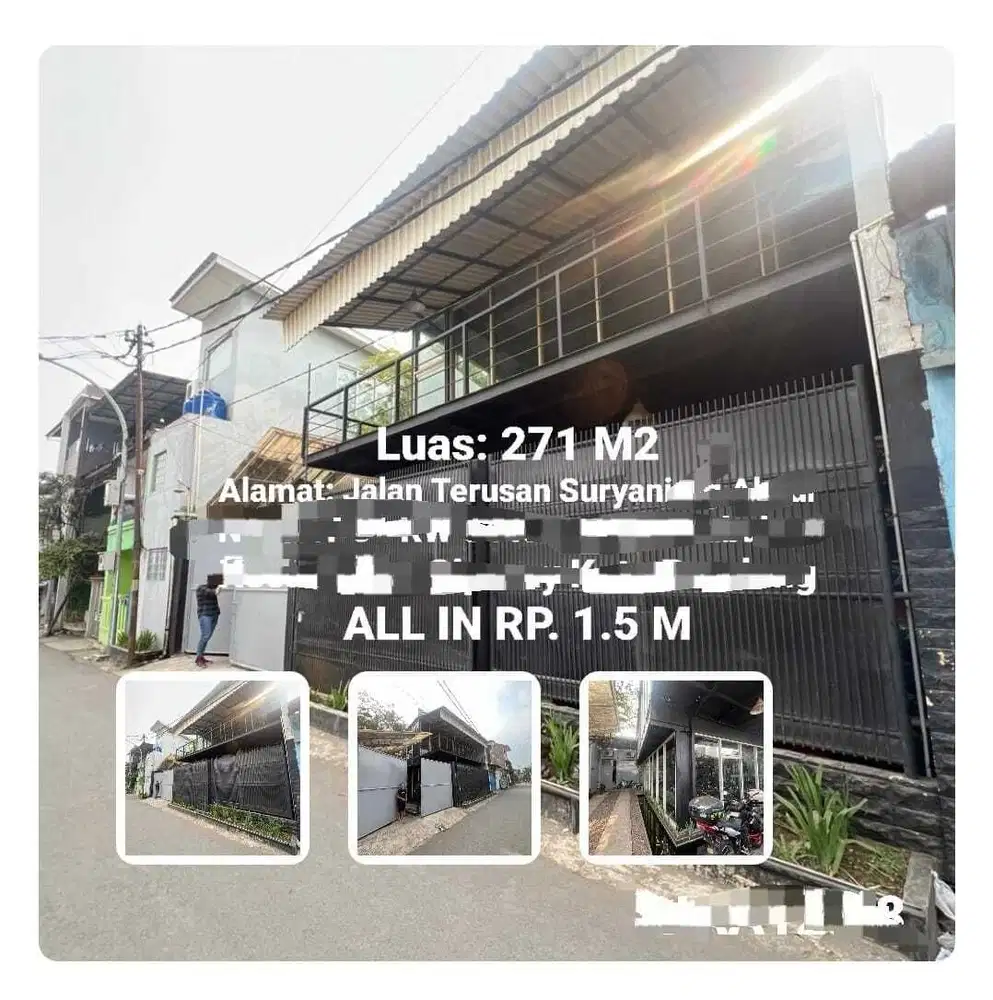 Termurah! Lelang Gudang di Terusan Suryani Bandung