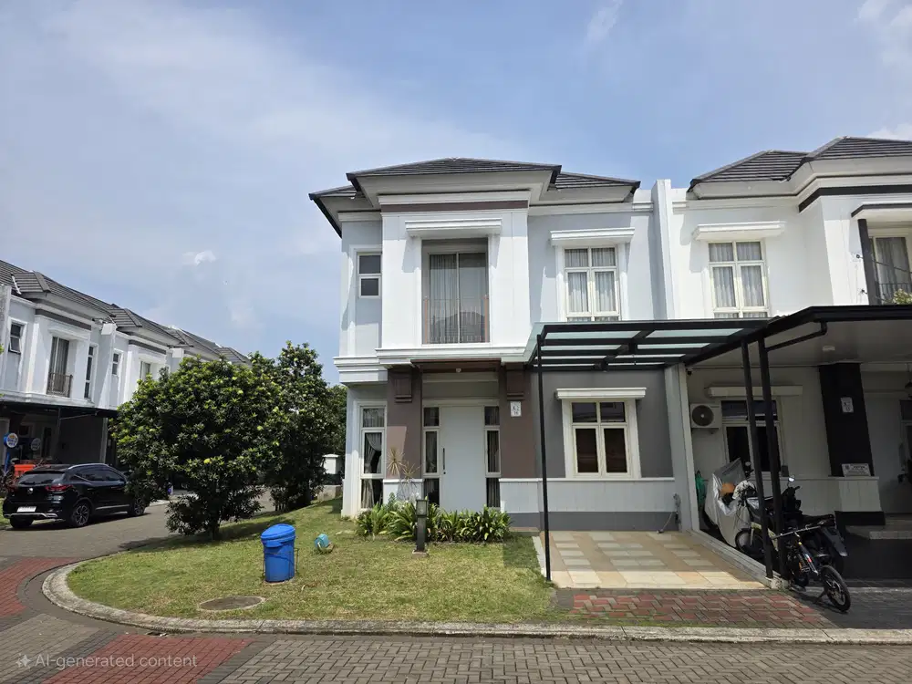 Dijual Rumah Hook The Savia Cluster Visana 5mnt ke Pintu Tol BSD