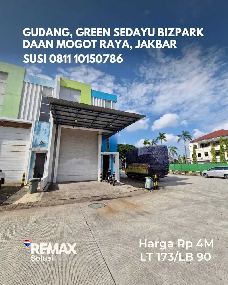 DIJUAL GUDANG STRATEGIS AREA KOMPLEK GREEN SADAYU JAKARTA BARAT