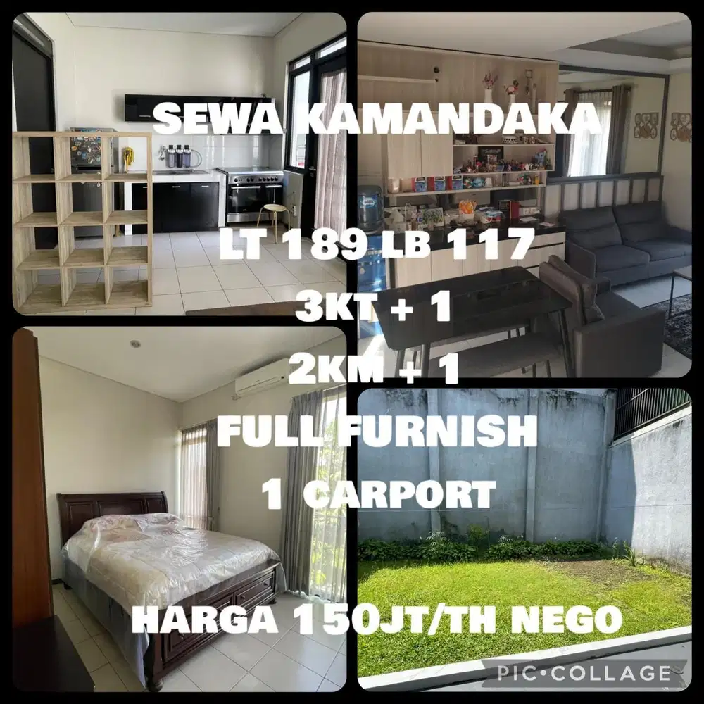Termurah! Rumah furnish kamandaka, bandung