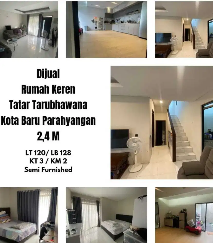 Termurah! Rumah Keren di Tatar Tarubhawana Kota Baru Parahyangan