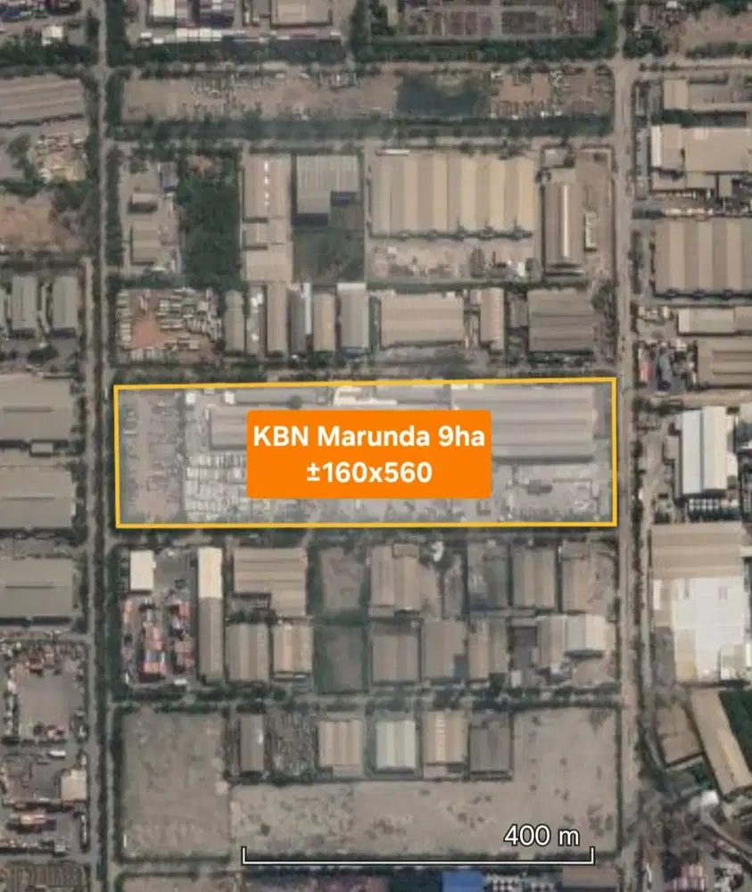 Tanah KBN Marunda 9ha sesuai NJOP Satu Blok dalam Kawasan