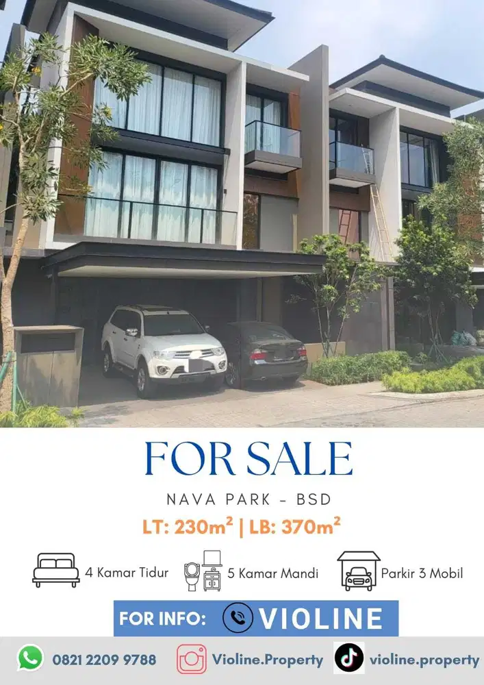 JUAL RUGI TERMURAH! Rumah Navapark Laurel BSD