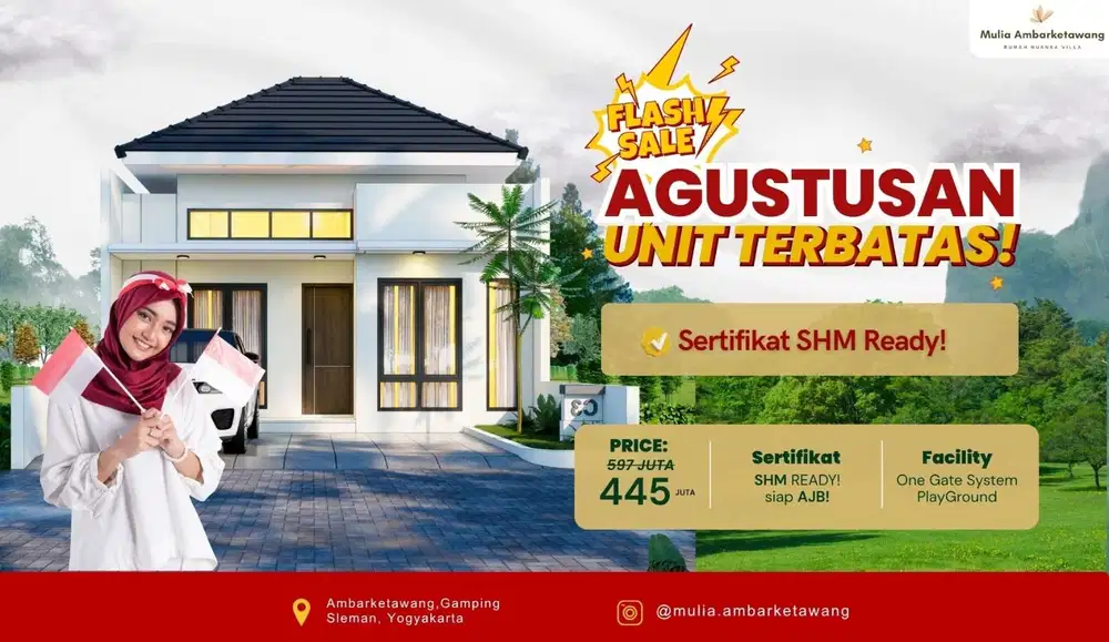 Rumah Dijual Sleman All In Jalan Wates Km 6 Senyaman Villa