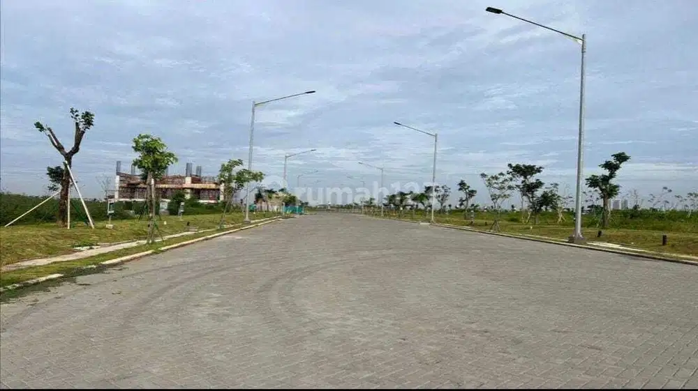 Kavling Komersil PIK 2 Wallstreet Hoek luas 3.000m2 hrg 35jt/m2