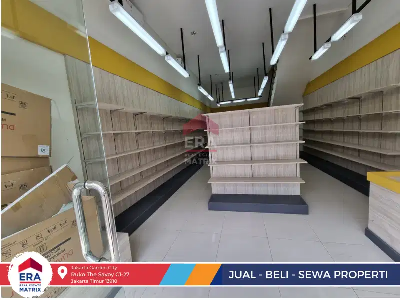 DIJUAL  Rukan Cleon Park Jakarta Garden City