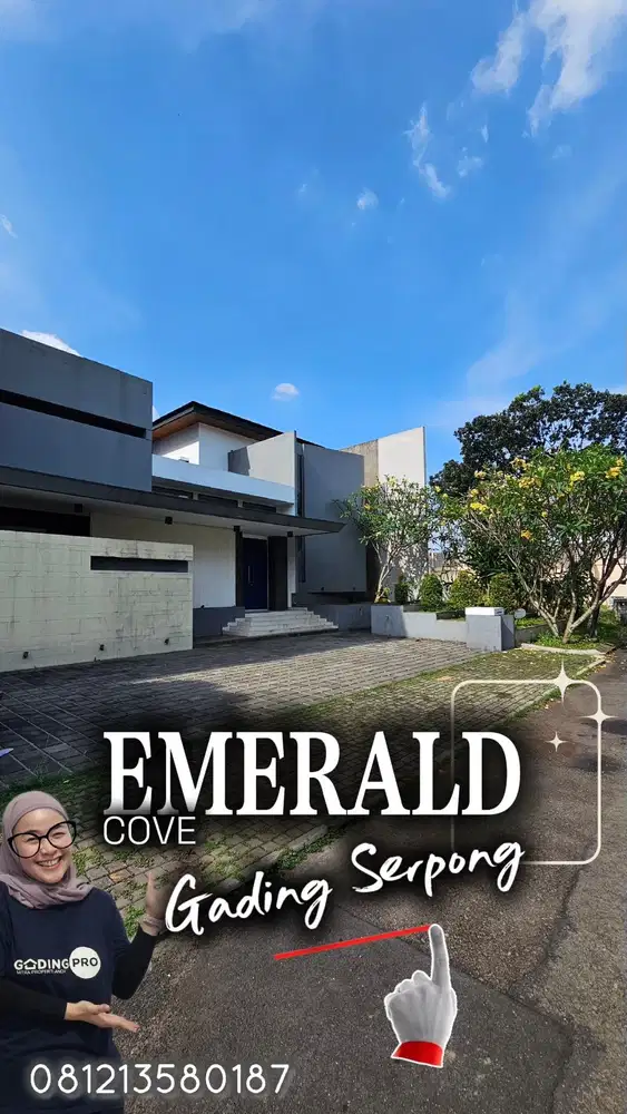 Dijual Rugi Rumah ala villa Resort di cluster emerald cove gading serp