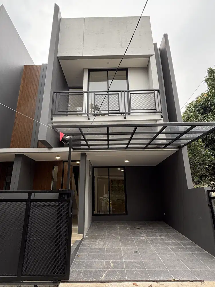Dijual rumah hook bangunan mandiri gading serpong