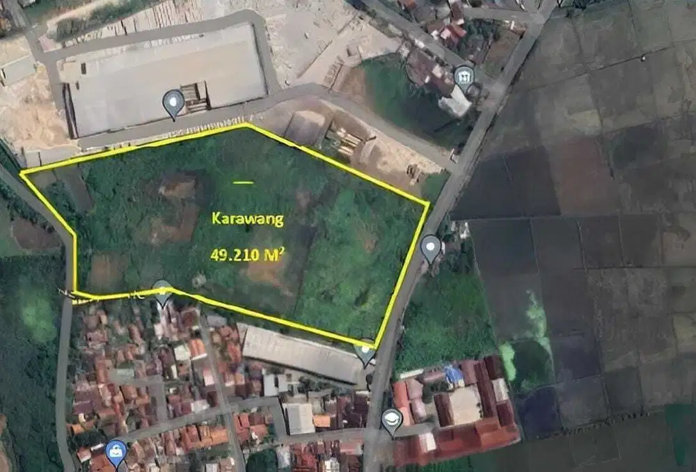 Kavling/Tanah Luas di Karawang Barat