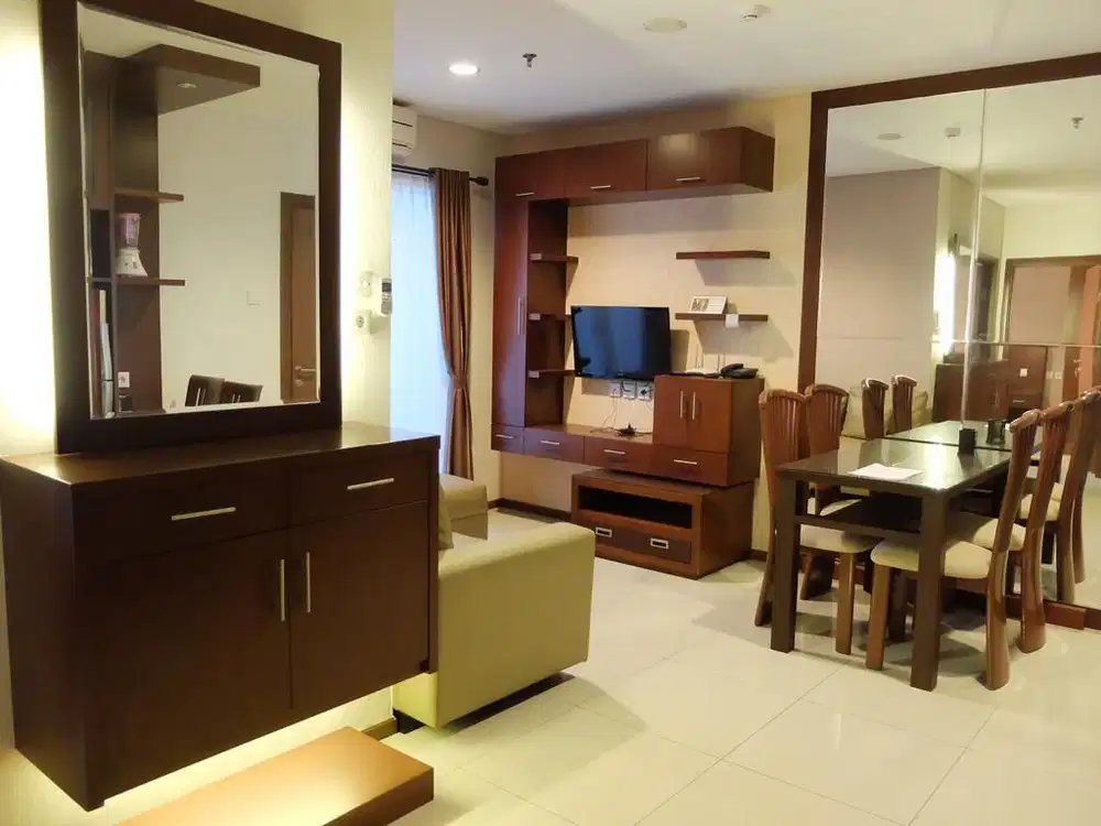 SEWA APARTEMEN THAMRIN EXECUTIVE 2 KAMAR TIDUR FULL FURNISHED CANTIK