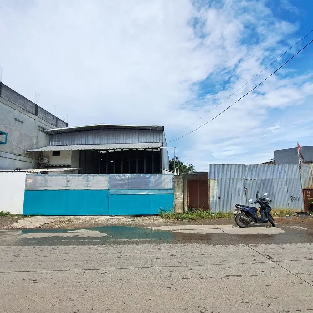 Tanah lebar 10 pinggir jalan raya akses kontainer 40 feet