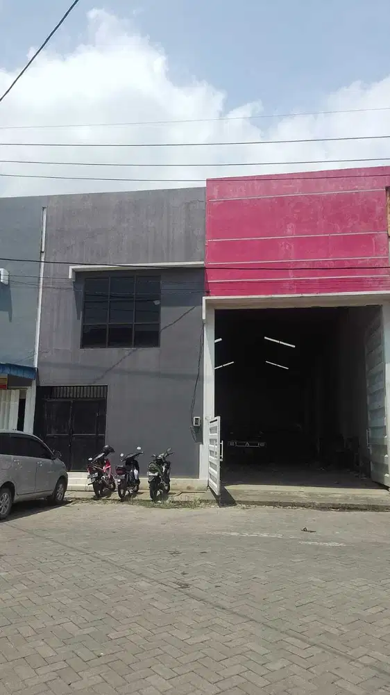 Dijual Gudang permata jabon sidoarjo, tambak sawah,  2unit jejer
