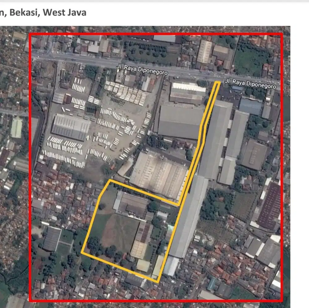 Dijual Cepat Kavling - Industri di lokasi strategis Jl. Raya Diponego