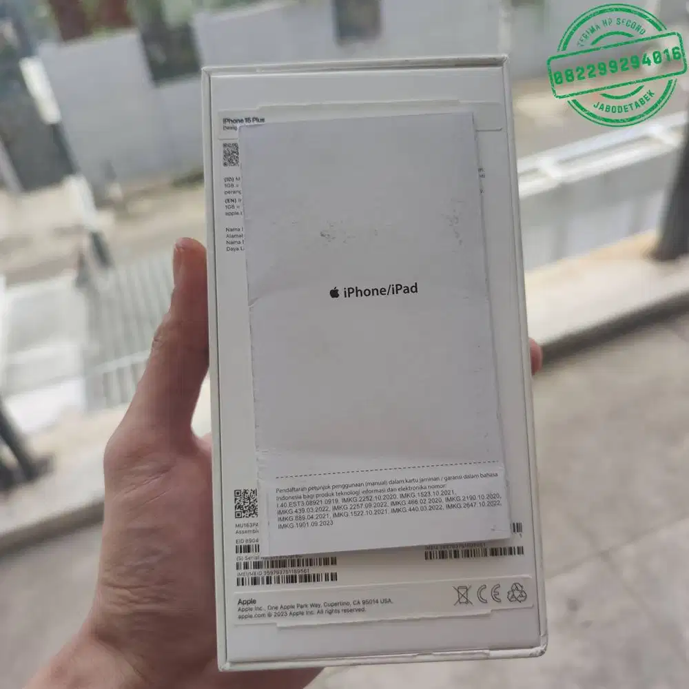 iphone 15 128gb ibox lengkap ori mulus