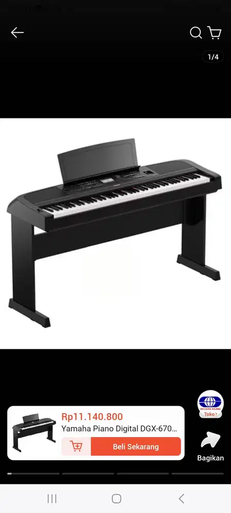 Di JUAL YAMAHA PIANO DIGITAL DGX-670B