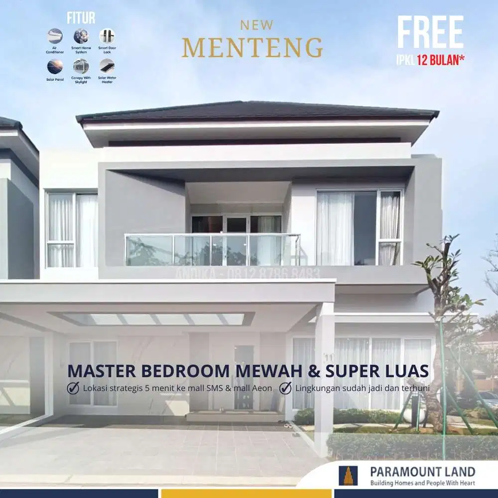 DIJUAL RUMAH 2 LANTAI DI GADING SERPONG RUMAH SULTAN MEWAH ELEGAN