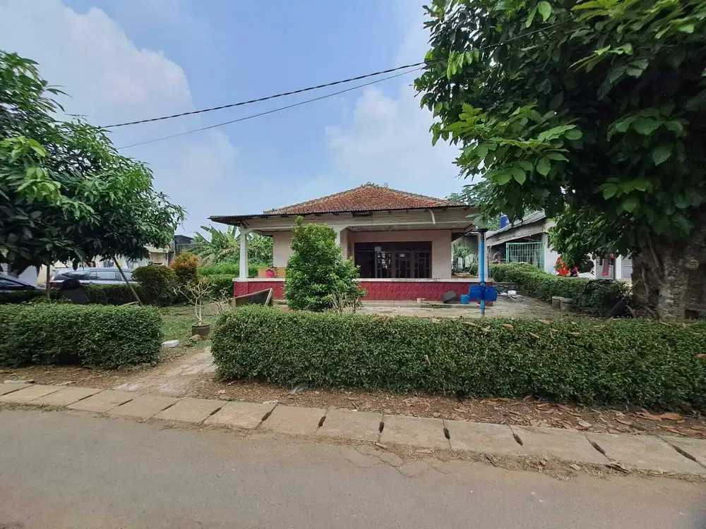 Dijual murah hitung tanah lokasi pinggir jalan Buaran Tangsel