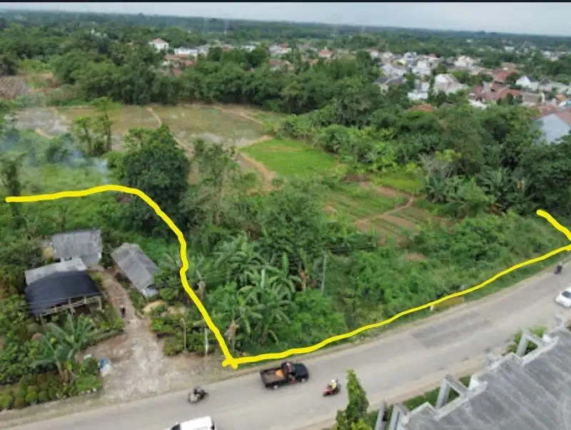 Tanah 3ha Zonasi Perumahan Jl Cipocok Serang Banten