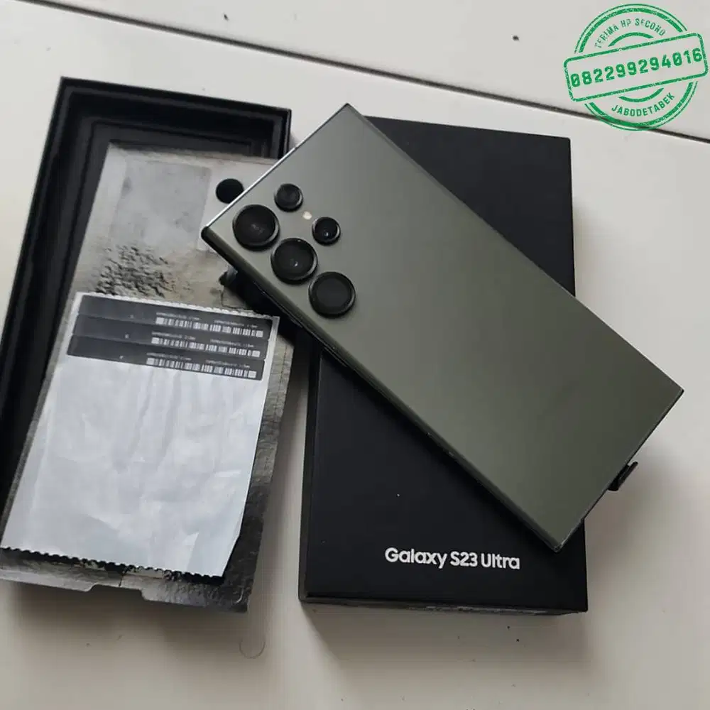 samsung s23 ultra 256gb sein lengkap ori mulus