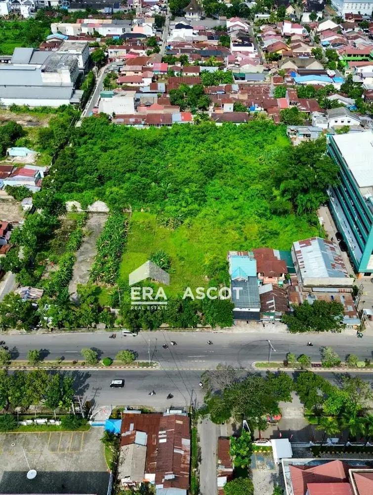 Tanah Komersial 1,4 Ha Cuma 3,4 Km ke Gerbang Tol Jalan Asrama