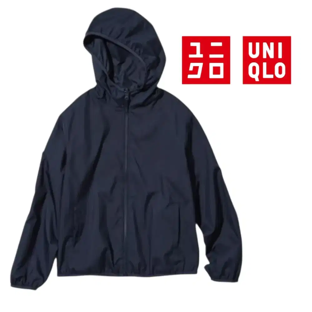 Jaket Uniqlo Kids Uv Pritection Pocketable Parka