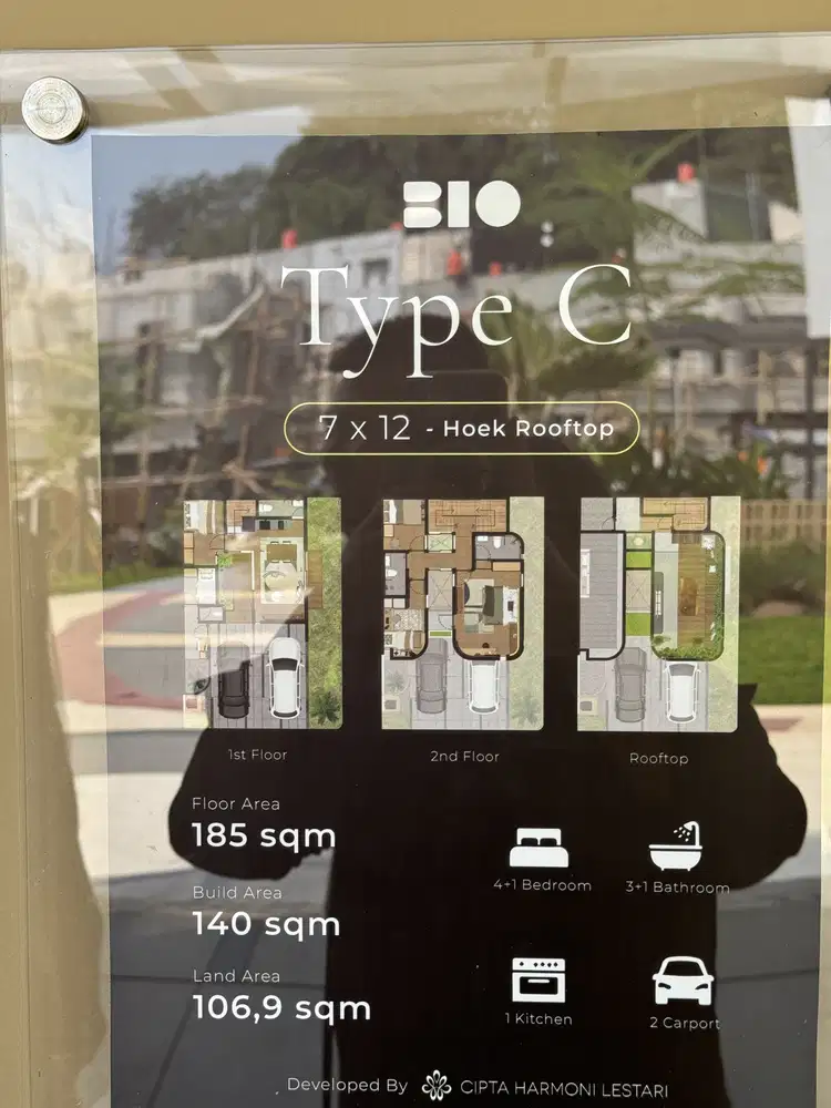 Rumah 3 Lantai di BSD City Tangerang Sebelah Tol Banget Ready Stok