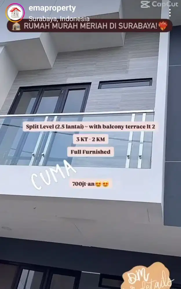 Dijual rumah di Taman Wiguna Gununganyar