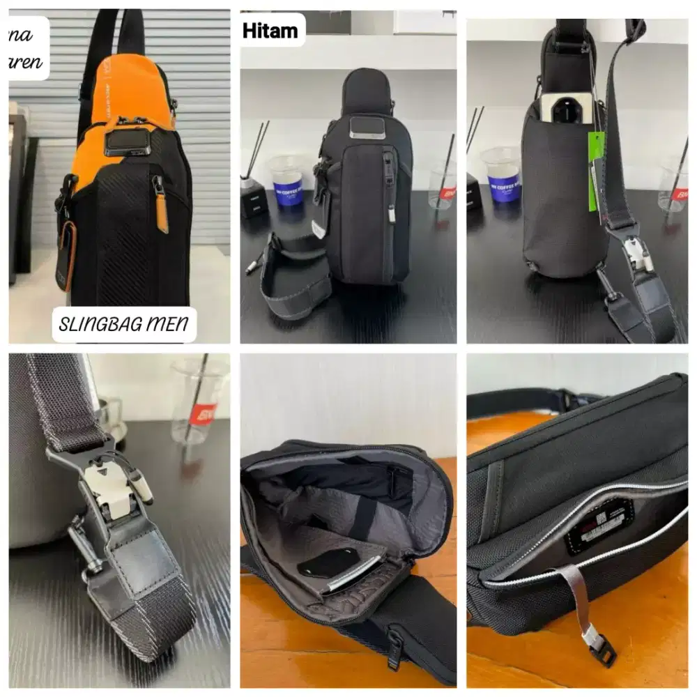 Tas Tumi Esports Sling Bag Bodybag Hitam or Mclaren