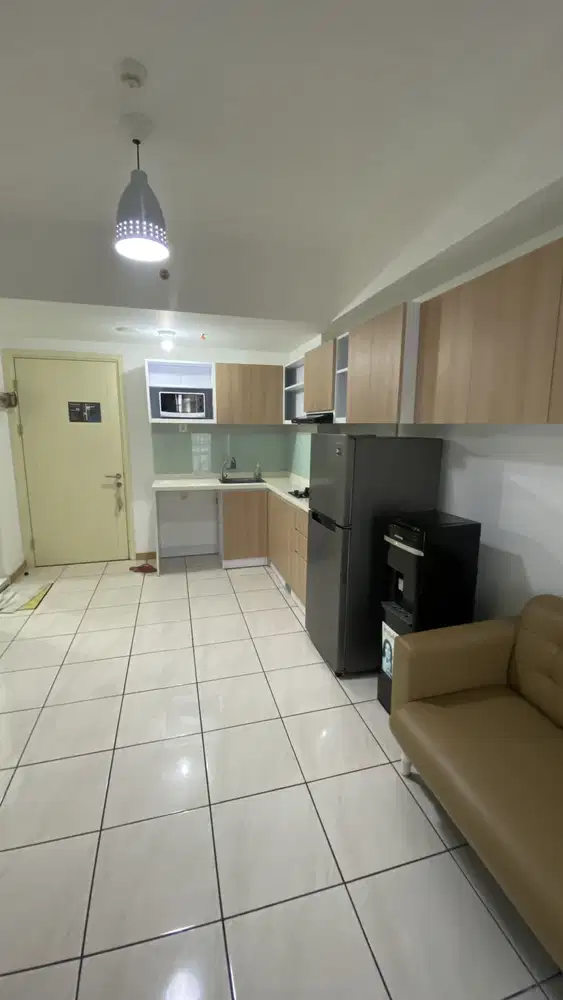 DIJUAL APARTEMEN 2 BEDROOM M TOWN FULL FURNISHED BAGUS ELEKTRONIK OKE