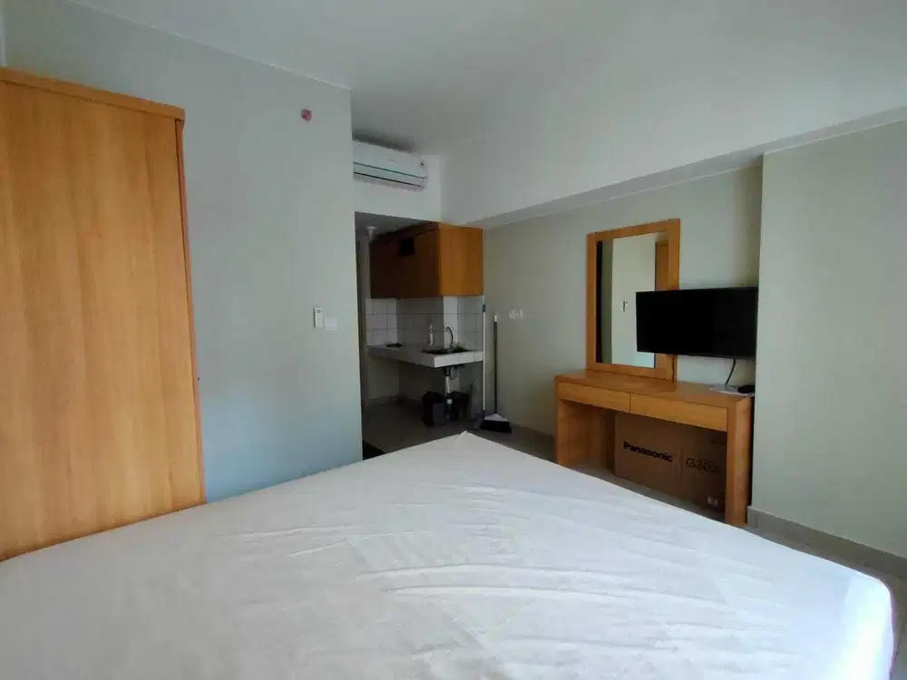 Disewakan studio Furnish murah view pool