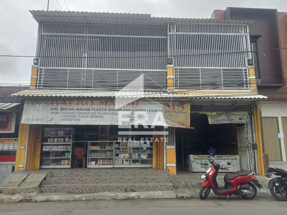 Dijual Ruko + Tempat Tinggal Di Perumnas Bumi Telukjambe Karawang