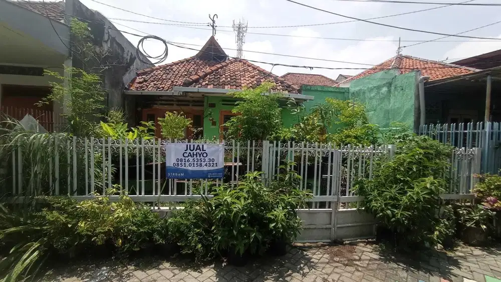 HARGA NEGOO!Rumah Kapasari Hitung Tanah Pusat Kota
