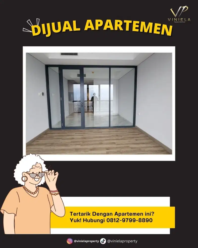 Vco - Dijual Baru Apartemen The Smith Alam Sutera Tipe 1BR